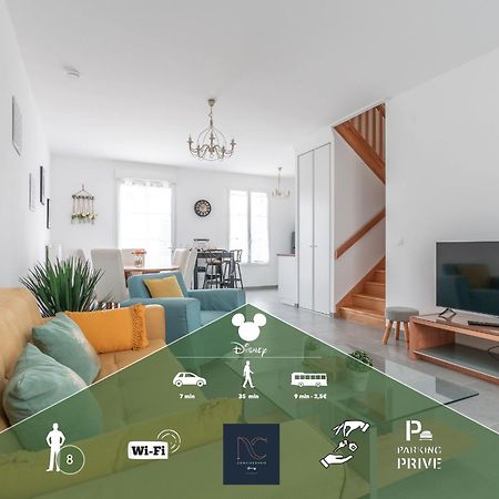 *Disneyland-Paris* 8 Pers, Wifi, Netflix, Parking 塞里斯 外观 照片